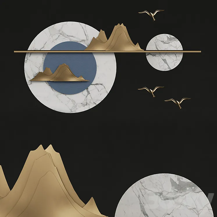 LaLume – Moon in the clouds # 4 3DS Max