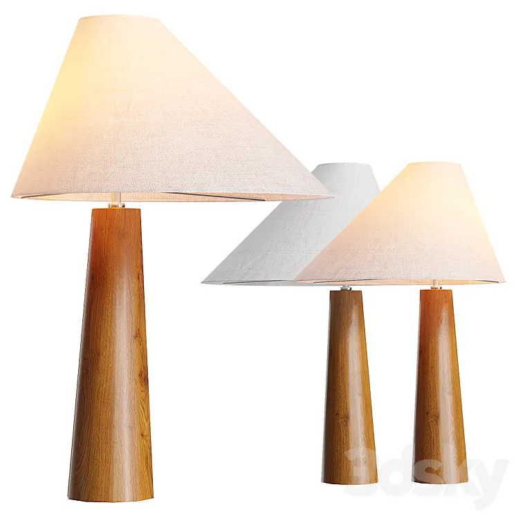 Lamaptron Ludvin Tab table lamp 3DS Max Model