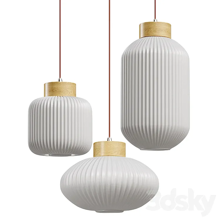 Lamaptron TOLLE pendant light 3DS Max Model