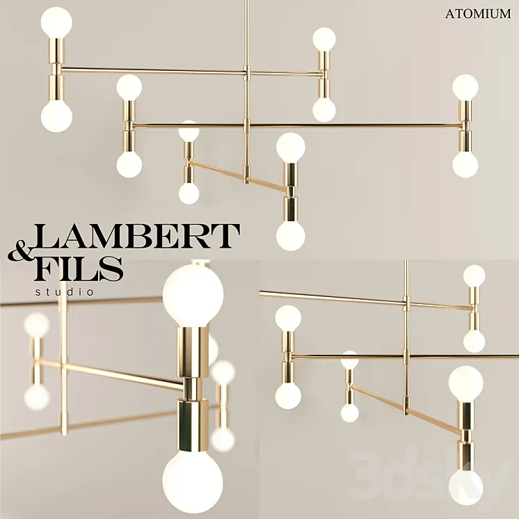 Lambert & Fils Atomium Lamp 3DS Max