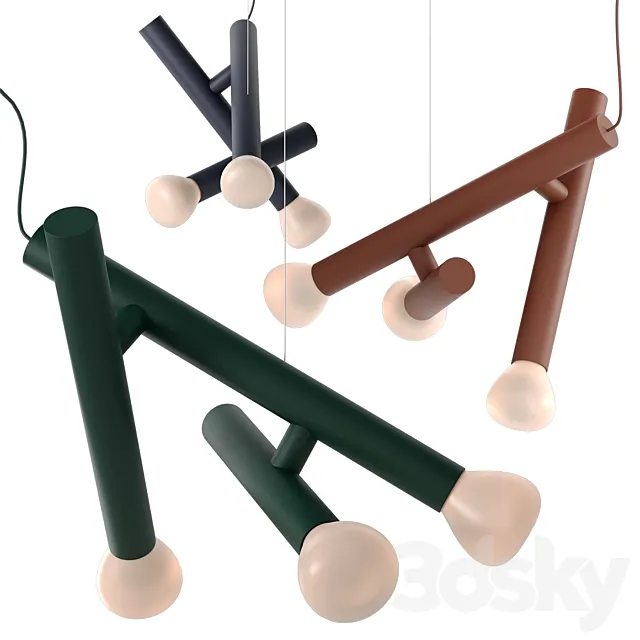 Lambert & Fils PARC 04 Pendant Light 3ds Max