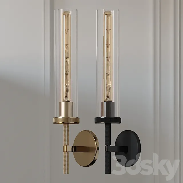 Lambeth Knurled Grand Wall Sconce 3ds Max