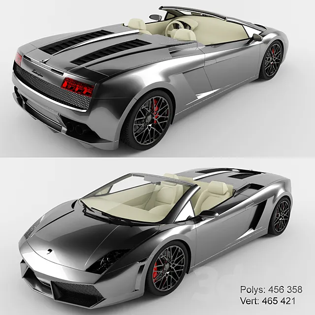 Lamborghini Gallardo 3DS Max Model