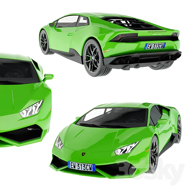 Lamborghini huracan 3DS Max Model