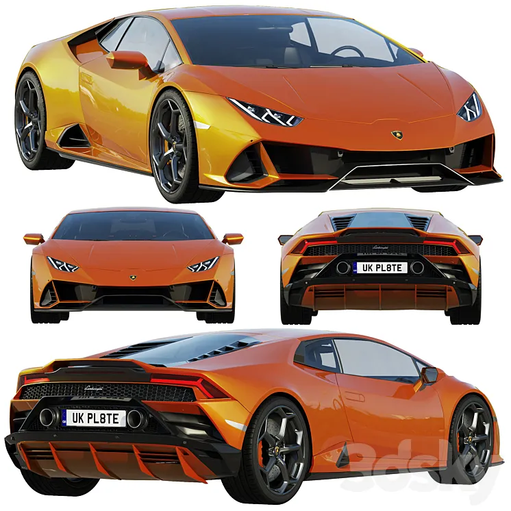 Lamborghini Huracan EVO 2019 3DS Max