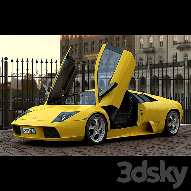 lamborghini murcielago 3ds Max