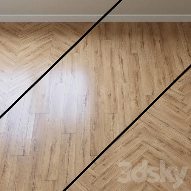 Laminate haro tritty 90 verano oak 3ds Max