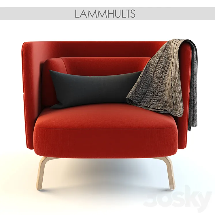 Lammhults_Portus_Easy_chaire 3DS Max