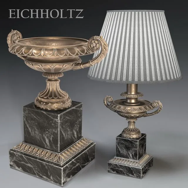 Lamp and a vase of Eichholtz BRESSON 3dsMax Model