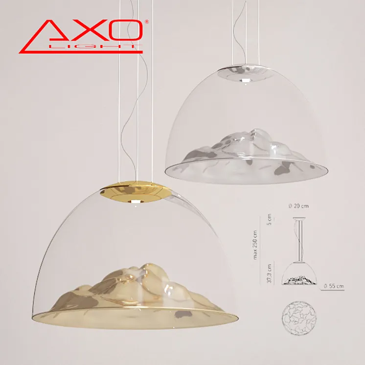 Lamp Axo Light Mountain View 3DS Max