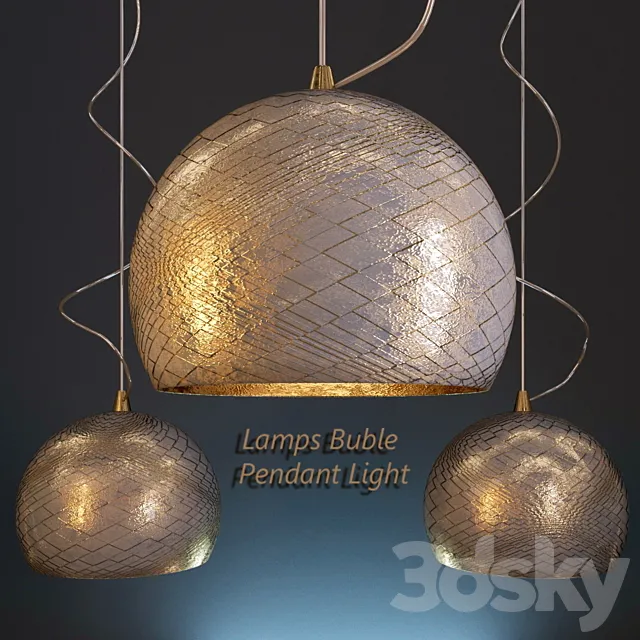 Lamp Buble Pendant Light 3DS Max Model