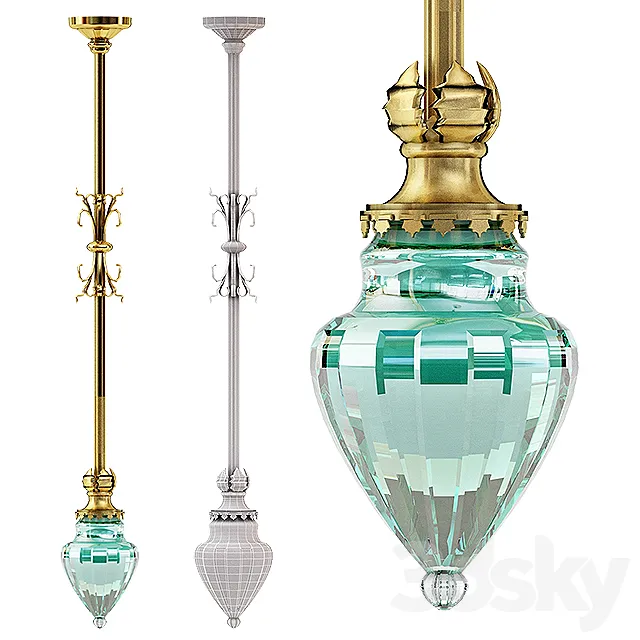 Lamp classic 01 3ds Max