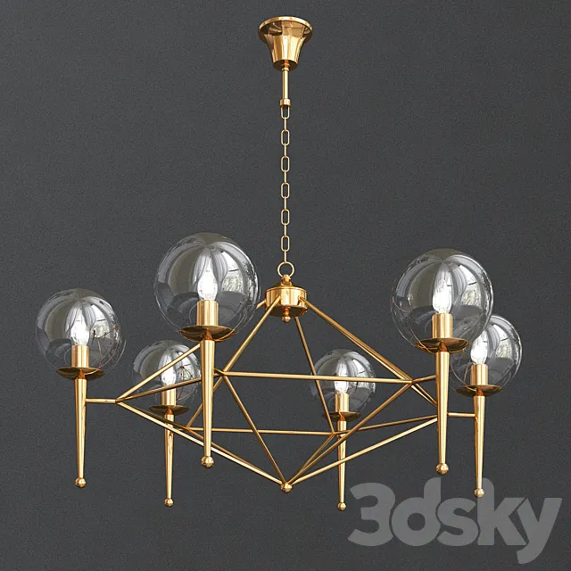 Lamp Droplight Postmodern Art 3DSMax File