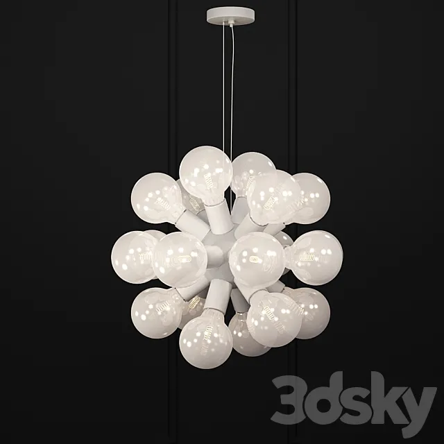 Lamp Ideal Lux DEA SP20 BIANCO DEA 3DS Max Model
