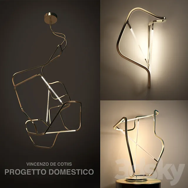 Lamp kit progettodomestico 3DS Max Model