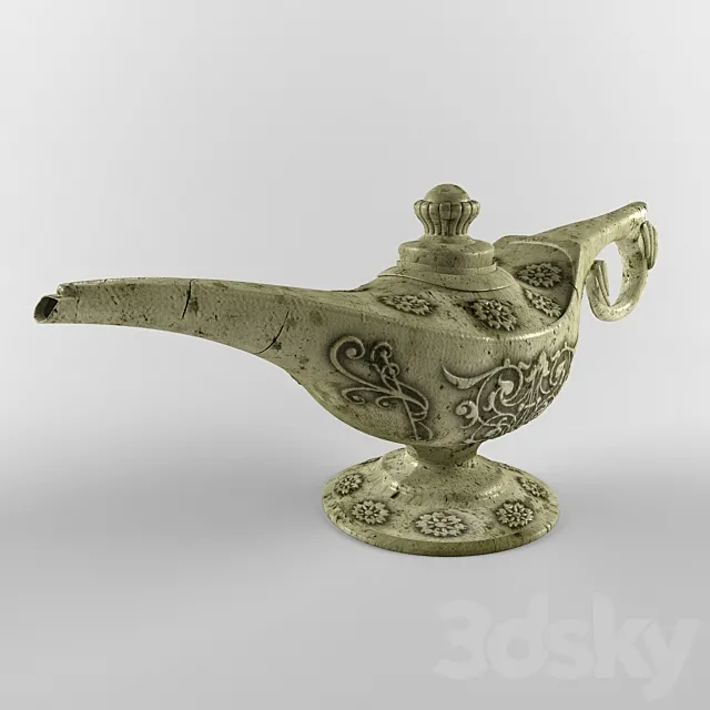 Lamp of Aladdin 3ds Max