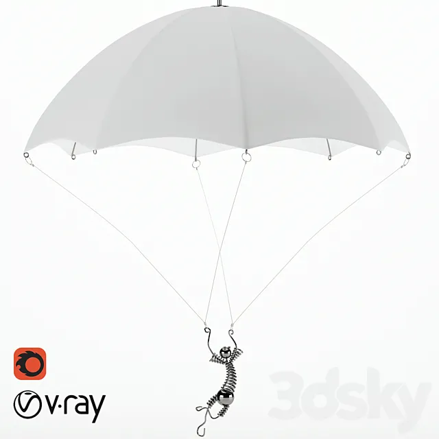 Lamp “PARACHUTE” 3DS Max Model