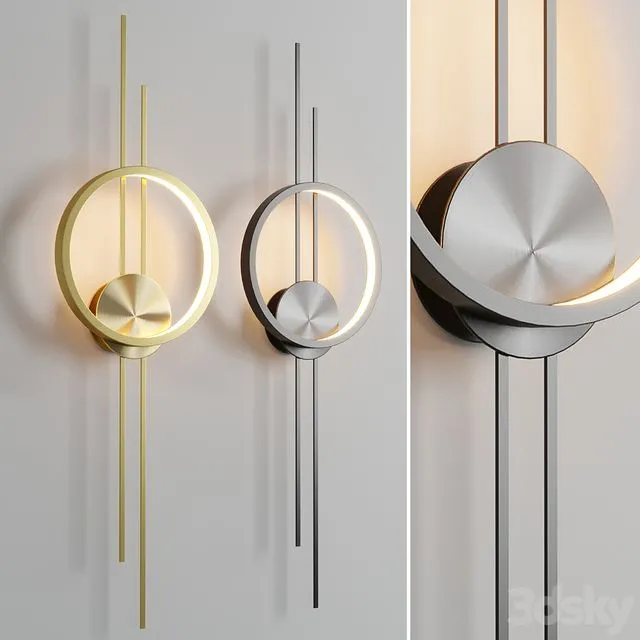 Lampatron action LED wall lamp 3dsMax Model