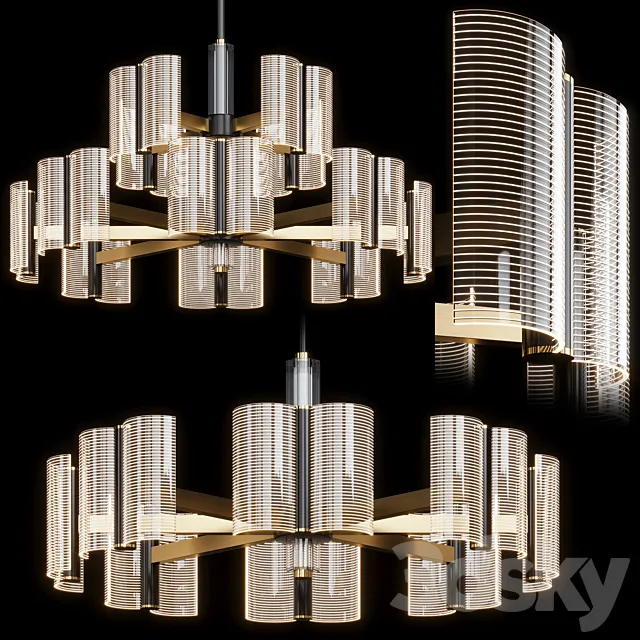 Lampatron Chandelier SENSE C 3ds Max