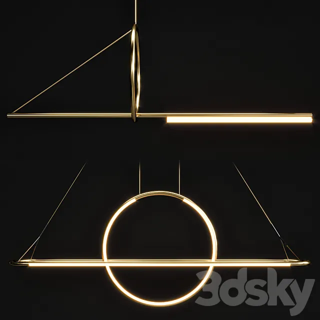 Lampatron DAGRUNG & SIRIS pendant light 3DS Max Model