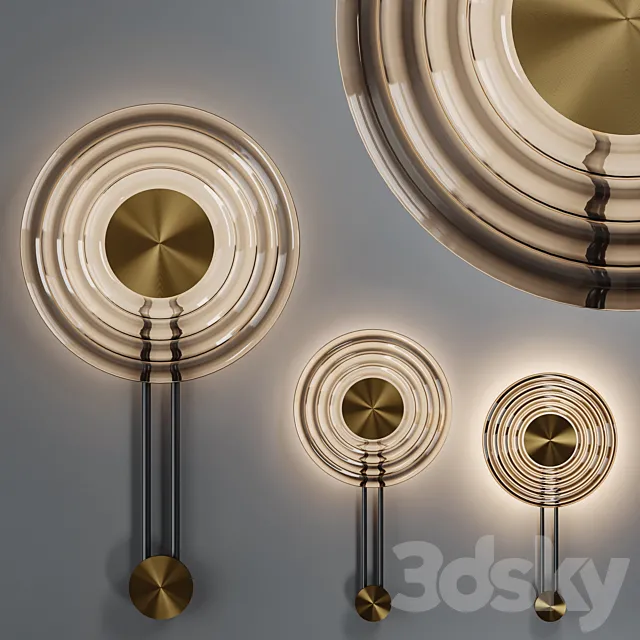 Lampatron fancy wall light 3DS Max Model