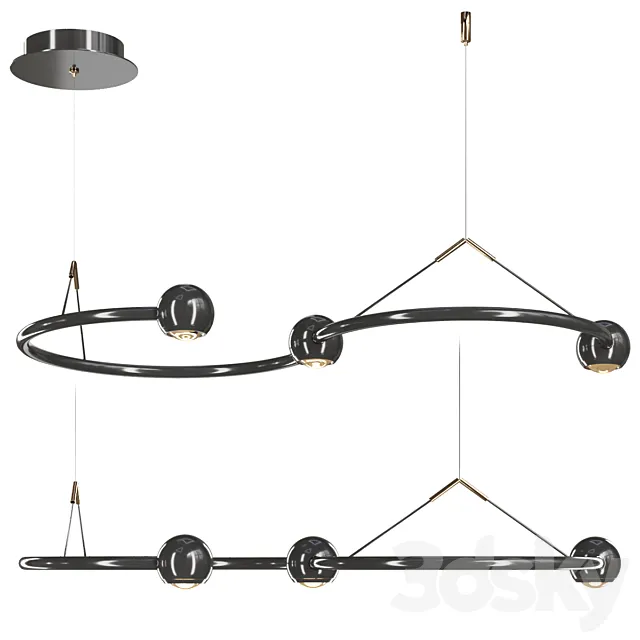 Lampatron OCTAVIUS S pendant light 3ds Max