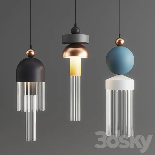 LAMPATRON Pleiades Pendant Lights 3ds Max