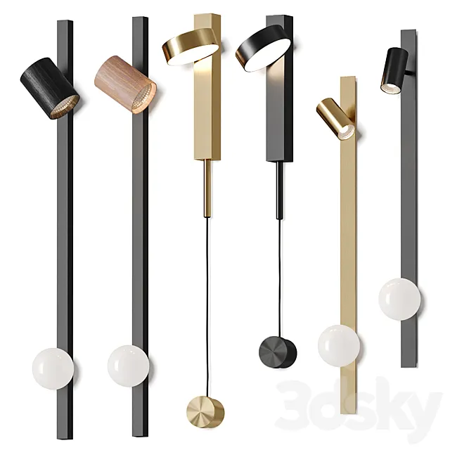 Lampatron Wall Lamps Collection 3ds Max
