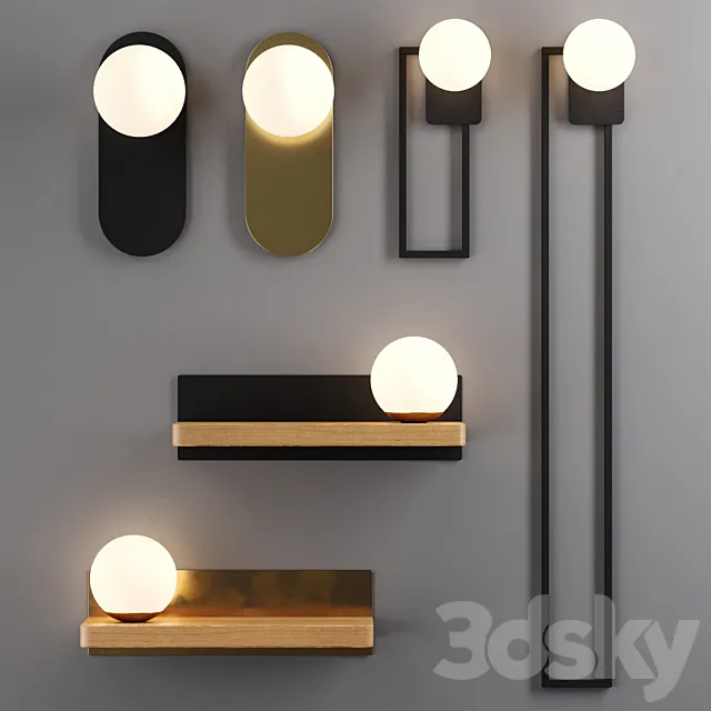 Lampatron wall light collection \ Fast Tidi Sian 3ds Max