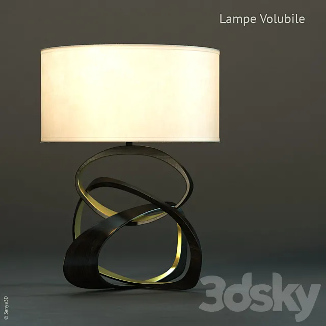 Lampe Volubile by Hervé Van der Straeten 3DSMax File