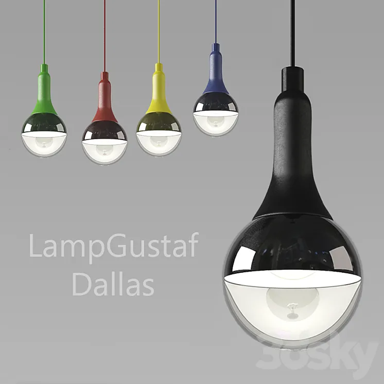 LampGustaf Dallas 3DS Max