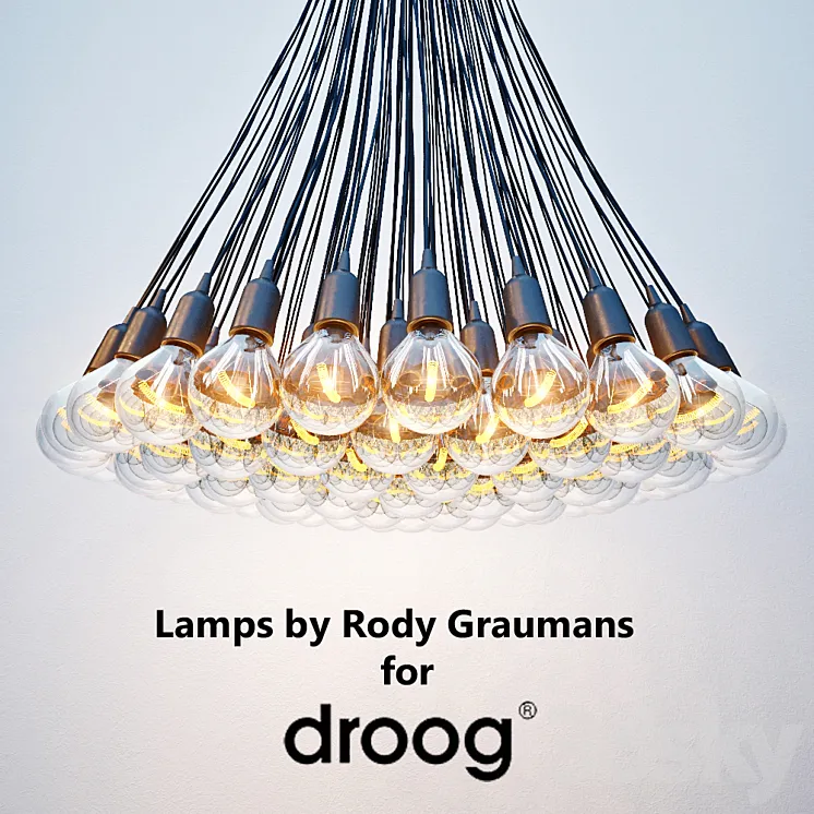 Lamps by Rody Graumans for droog 3DS Max