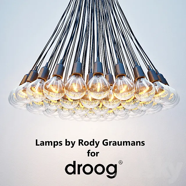 Lamps by Rody Graumans for droog 3DSMax File