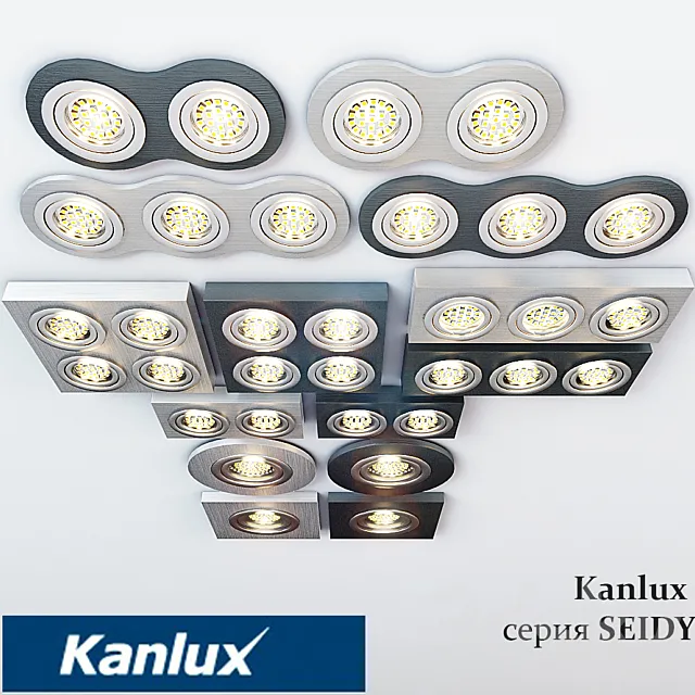 Lamps Kanlux series SEIDY 3DSMax File