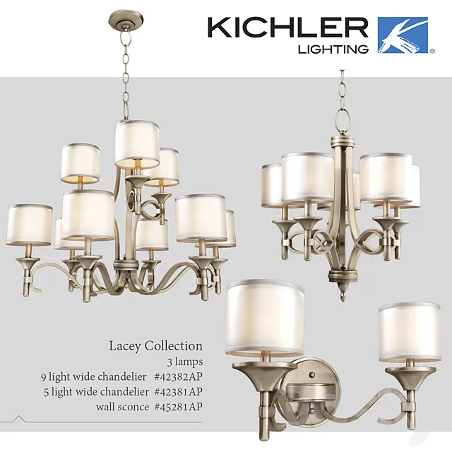 Lamps Kichler Lacey Collection 3DSMax File