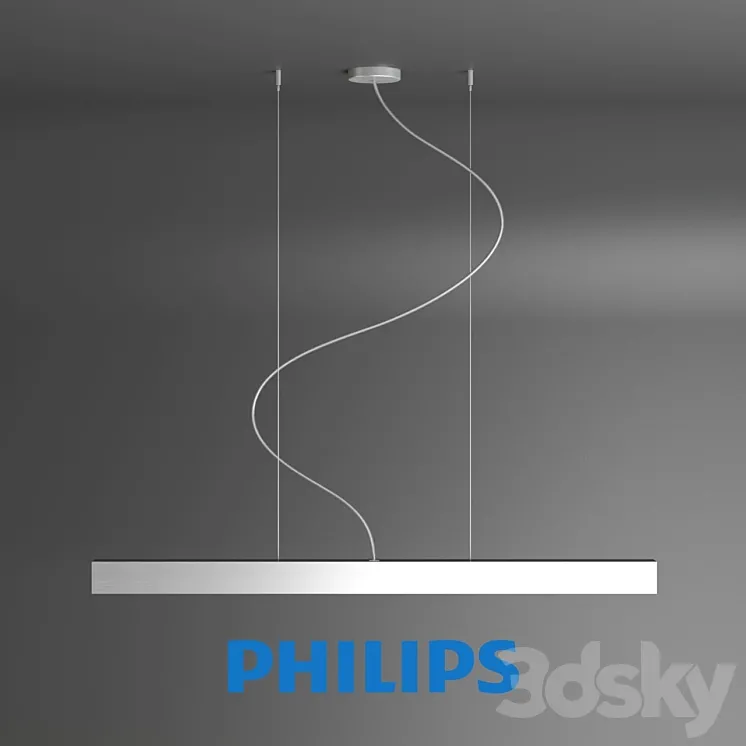 Lamps Pendant Pendants aluminium Philips 3DS Max