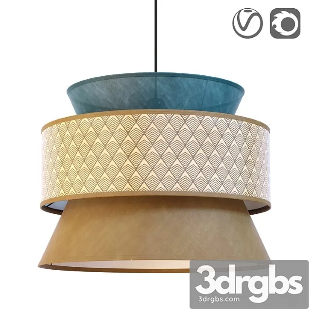 Lampshade with 3 lampshades, dolkie