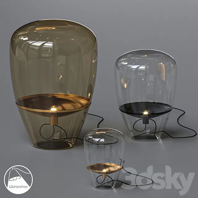 LampsShop.com NL5045 Table Lamp Fairy Lamp 3DS Max Model