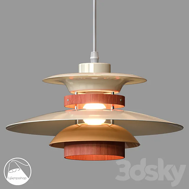 LampsShop.com PDL2447 Pendant Cecher 3DS Max Model