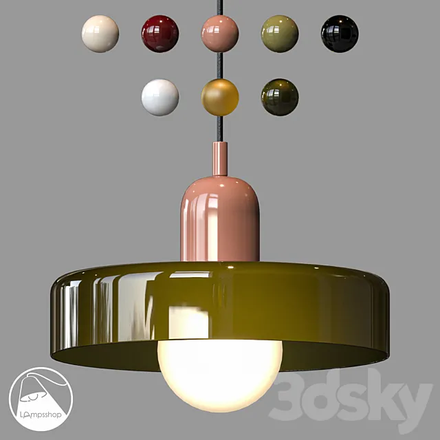 LampsShop.com PDL2526 Pendant Oltano 3DS Max Model