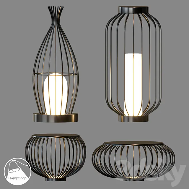 LampsShop.com UL7025 Street Lights 3DS Max Model