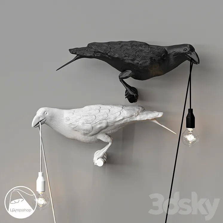 LampsShop.ru NL5085 Sconce Crow Lamp 3DS Max