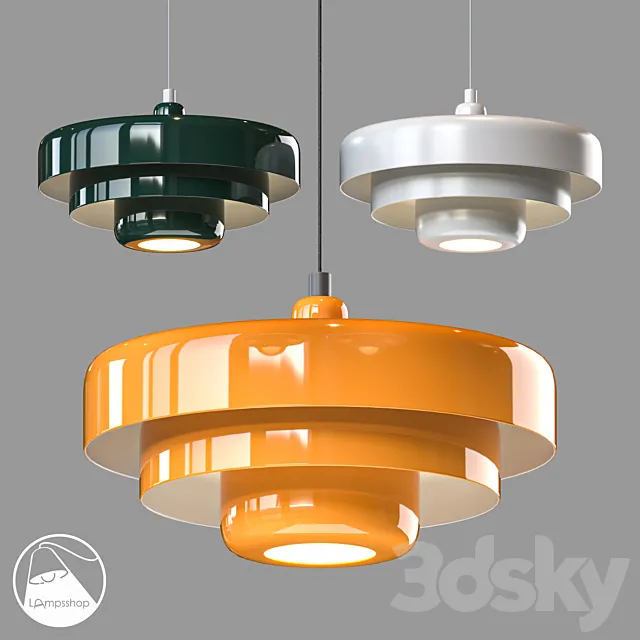 LampsShop.ru PDL2525 Pendant Foltot 3DS Max Model