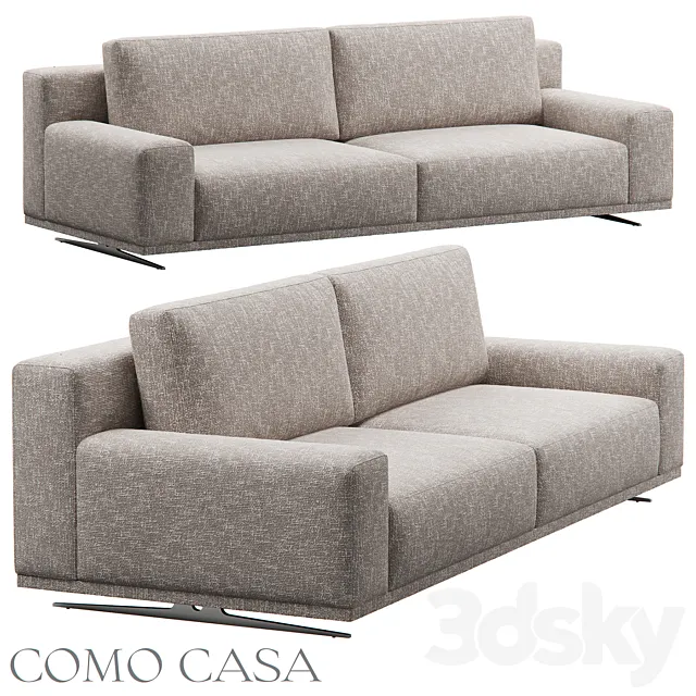 Lana 2 sections sofa from Como Casa 3DS Max Model