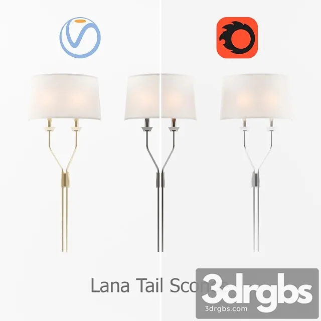 Lana Tail Sconce Circa Ligting 3dsmax Download