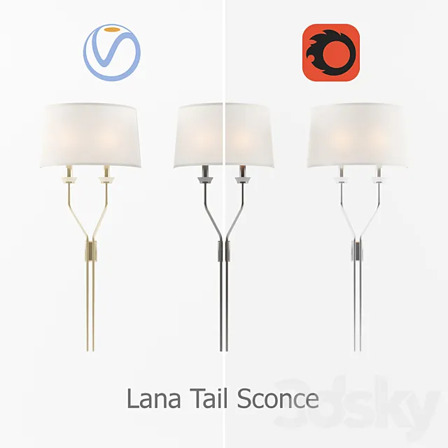 Lana Tail Sconce. Circa ligting 3DSMax File