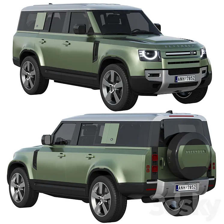 Land Rover Defender 130 2023 3DS Max
