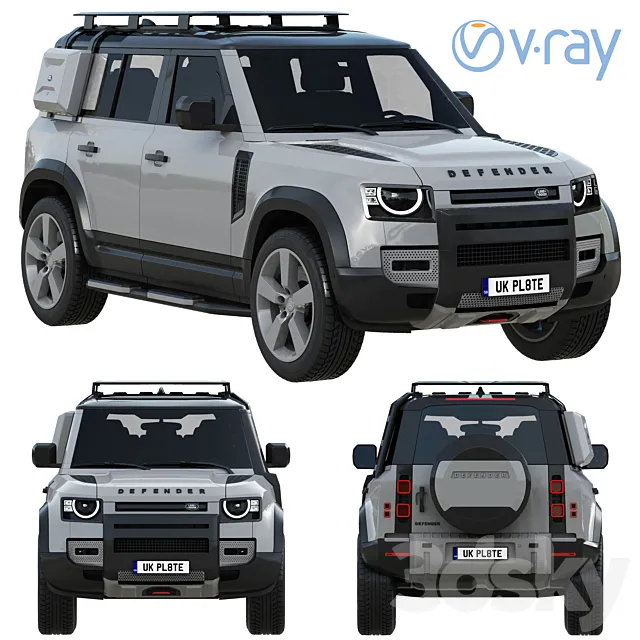 Land Rover Defender EXPLORER PACK 3ds Max