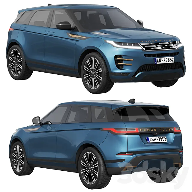 Land Rover Range Rover Evoque 2024 3ds Max