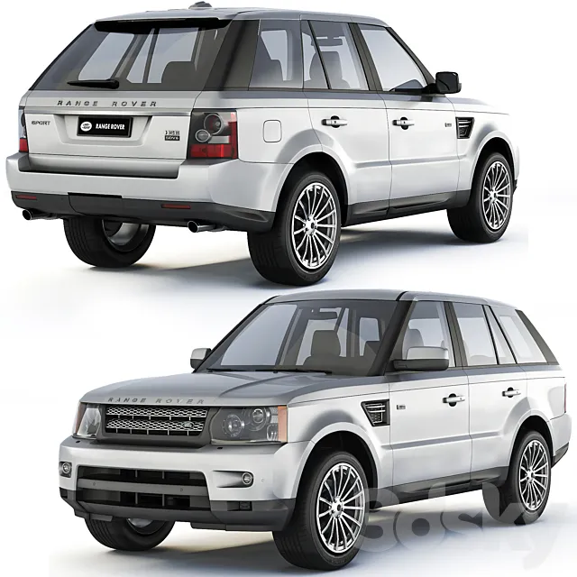 Land Rover Range Rover Sport 2009 3dsMax Model